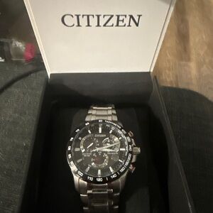 Citizen Silver Perpetual Chronograph Watch